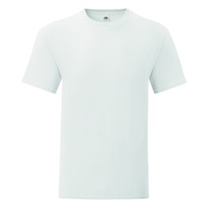 Ανδρικό μπλουζάκι ICONIC 150T slim fit WHITE 3-5XL