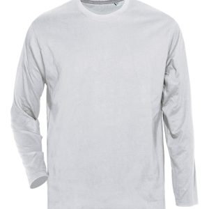 Ανδρικό μπλουζάκι μακρυμάνικο 170gr WHITE