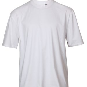 Ανδρικό μπλουζάκι με χαλαρή εφαρμογή 250gr WHITE